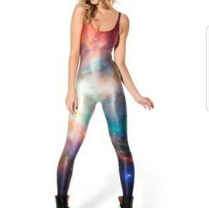 Blackmilk Rainbow Galaxy Catsuit
